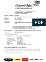 Reglamento Particular Enduro FIM Papudo 2023