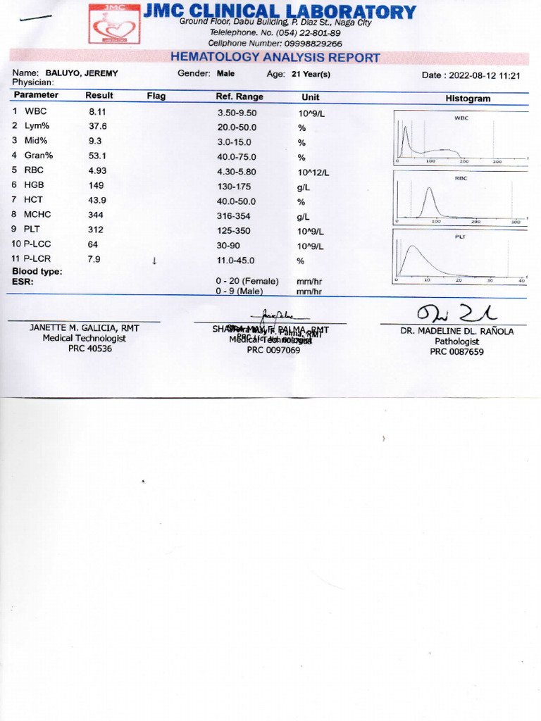 Medical Requirements PDF
