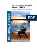 Personal Finance Canadian 7th Edition Kapoor Test Bank