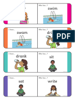 T L 527863 Past Simple Irregular Verbs Loop Cards - Ver - 2