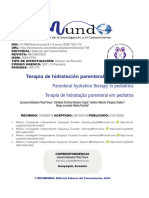 Terapia de hidratación parenteral en pediatría