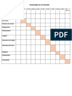 Cronograma de Activdades