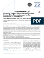 Example Radiation Oncology Policy For Managing Pat