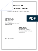 Procedure On Knee Orthroscopy-2