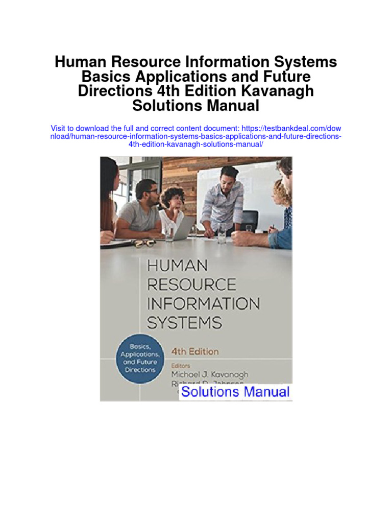 Human Resource Information Systems Basics Applications and Future