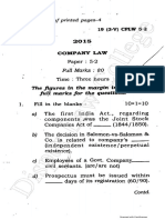Company Law 5.2 2015-2022