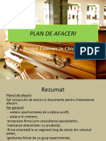 Plan de Afaceri. Servicii Funerare in Chișinău