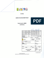 Electrical Load List (Hammar Load Summery)