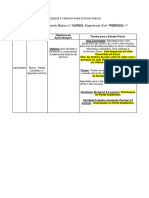 Objetivos de Aprendizagem e Tarefas para Estudo Prévio Química 22.4