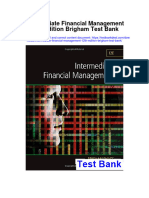 Intermediate Financial Management 12th Edition Brigham Test Bank