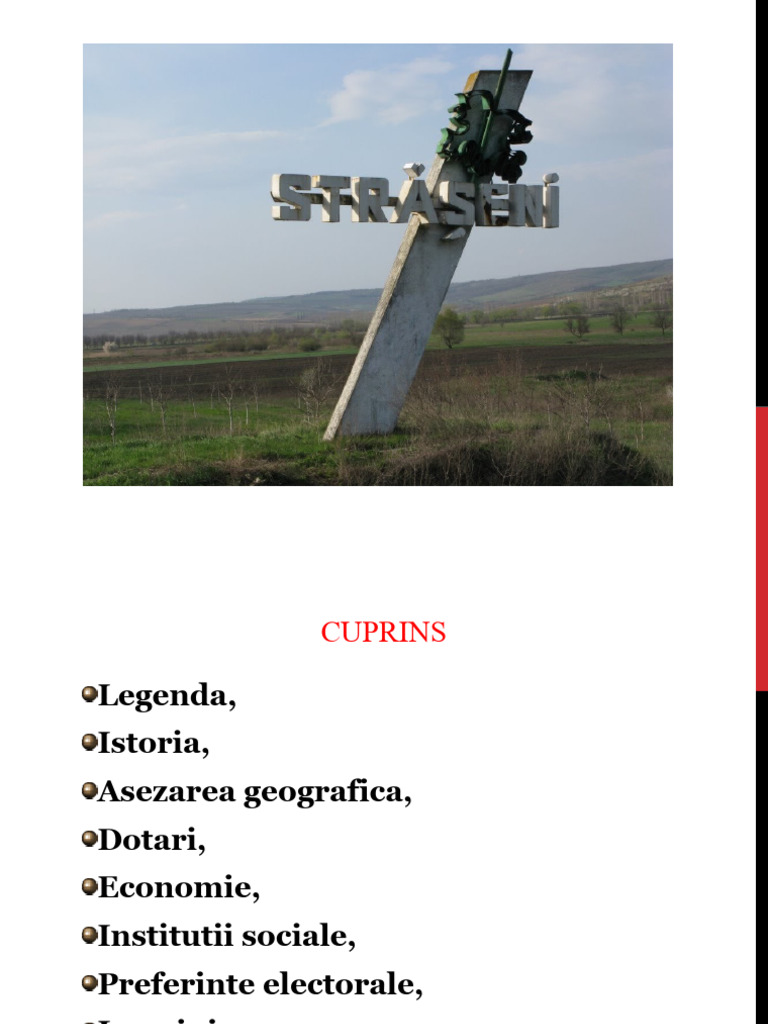 Prezentare: Straseni | PDF