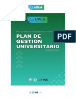 Plan de Gestión Universitario 2024-2027