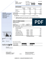 MA National Grid Utility Bill