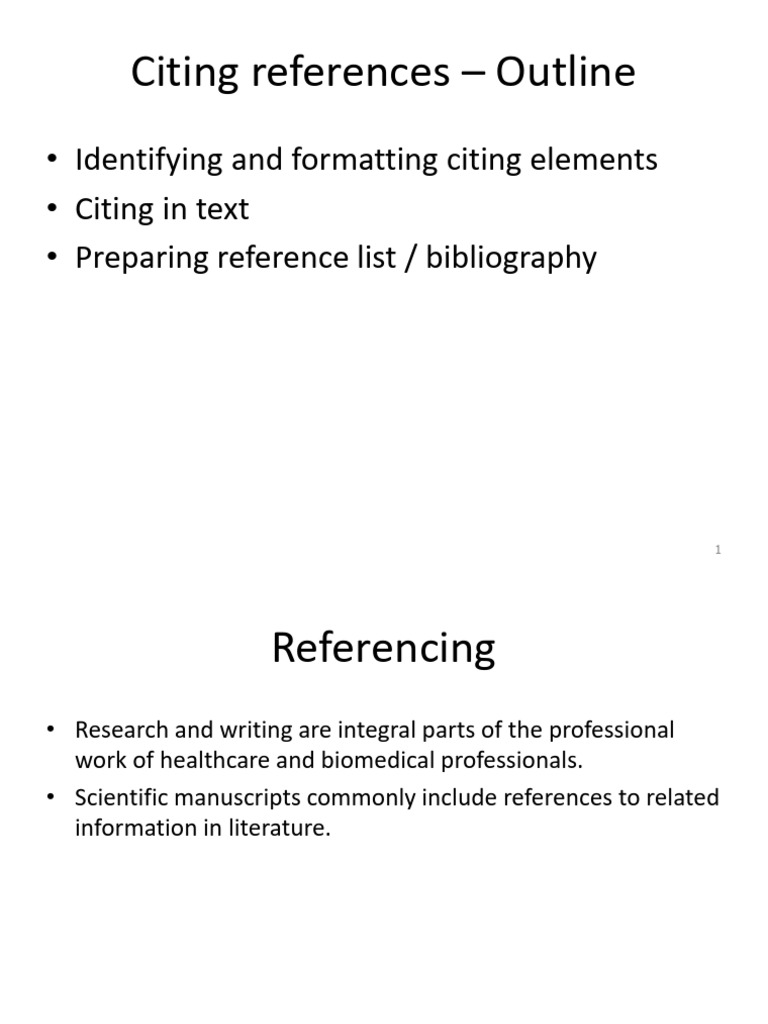 Reference Citing Styles 2022 | PDF | Citation | Written Communication