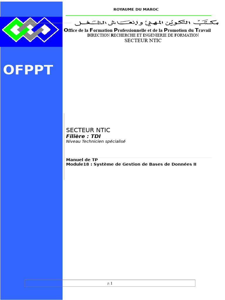 SGBD II : Scripts et Optimisation | PDF | Microsoft SQL Server ...