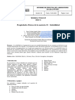 Informe Solubilidad