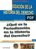 1 Clase - Periodización de La Historia Del Derecho.