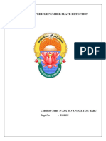 Running Vehicle Number Plate Detection Documentation