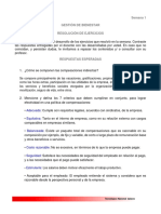 Semana 1 Gestión de Bienestar Resolución de Ejercicios: Adecuada: Equitativa