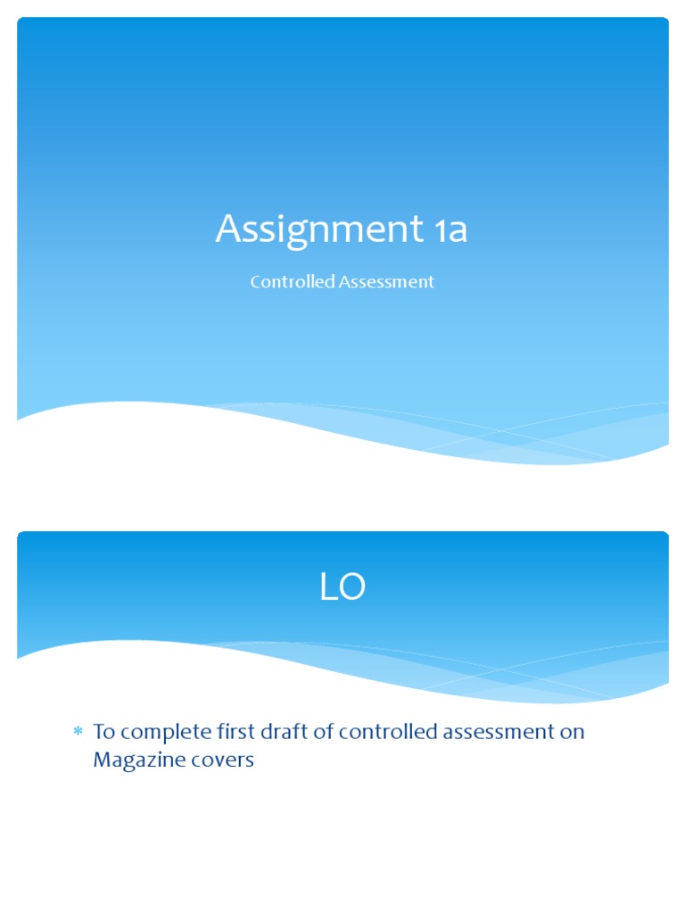 Magazine Cover Analysis Assignment Guide | PDF