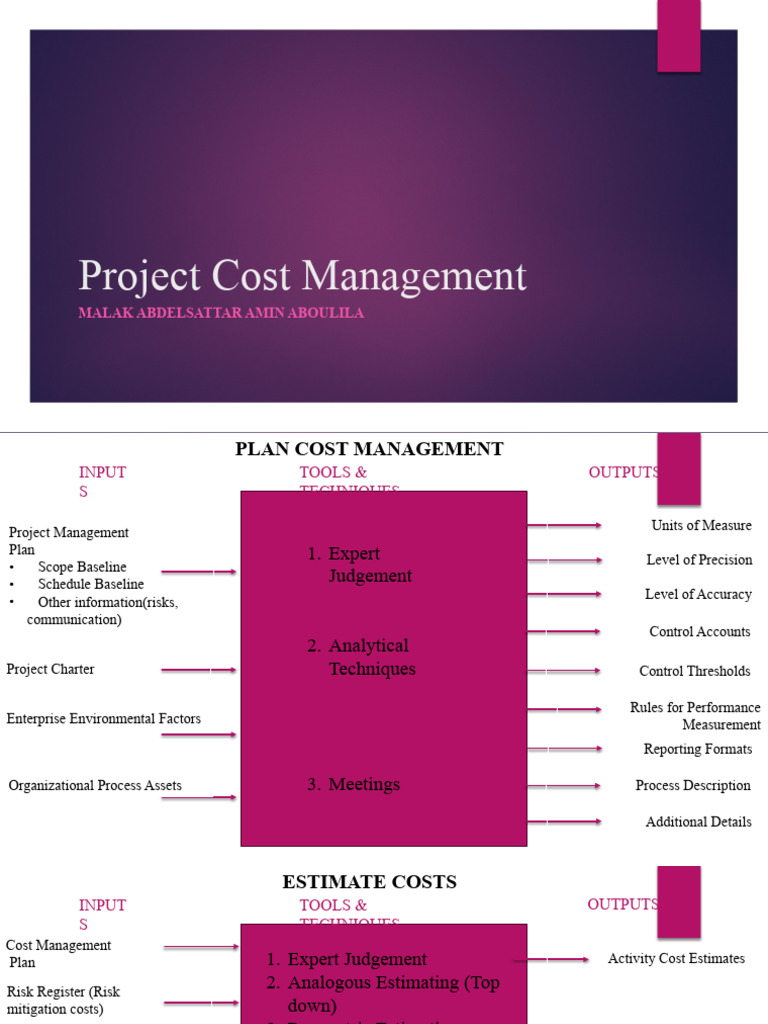 Project Cost Management | PDF | Project Management | Cost Accounting