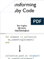 Transforming Ruby Code