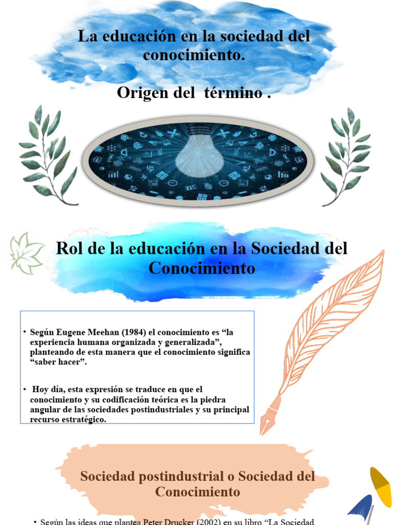 1.4 La Educación en La Sociedad Del Conocimiento | PDF | Tecnología de ...