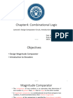 Lecture5 Chapter4 - Design Magnitude Comparator Circuit, Introduction To Decoders