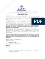 Programa Retos y Horizontes de La Política Boliviana en El Marco de La Despatriarcalización