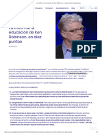 La Visión de La Educación de Ken Robinson, en Diez Puntos - Aulaplaneta