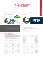 Ficha Tecnica Micrometro Exterior Series 733-3732 - 436