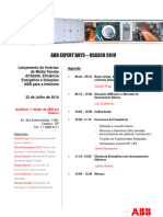 Convite ABB Expert Days ABB Osasco Julho 2010