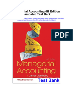 Managerial Accounting 6th Edition Jiambalvo Test Bank