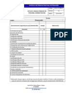 Lista de Chequeo Personal Administrativo