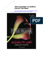 Sexuality Now Canadian 1st Edition Carroll Test Bank