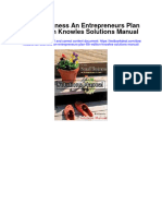 Small Business An Entrepreneurs Plan 6th Edition Knowles Solutions Manual