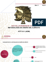 Metodología de Diseño Del Ejército ATP 5-0.1 (ADM) : Escuela Superior de Guerra