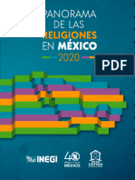 Panórama Religioso en México-InEGI