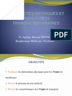 Transports Membranaires