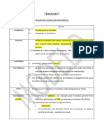 Modelo Term Sheet - CNE