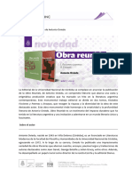 Dossier - Obra Reunida de Antonio Oviedo