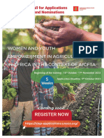 Course Announcement - Woman and Youth Empowerment - Afcfta - 2023