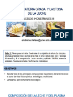 Tema 3 - MATERIA GRASA DE LA LECHE