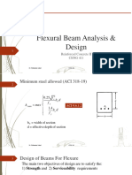 Flexure Beam Analysis and Design - (Printed)