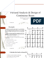Flexure Beam Analysis and Design Continuous Beam