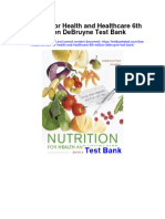 Nutrition For Health and Healthcare 6th Edition Debruyne Test Bank