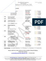 East Midlands Speakers Programme 112 17th October 2011