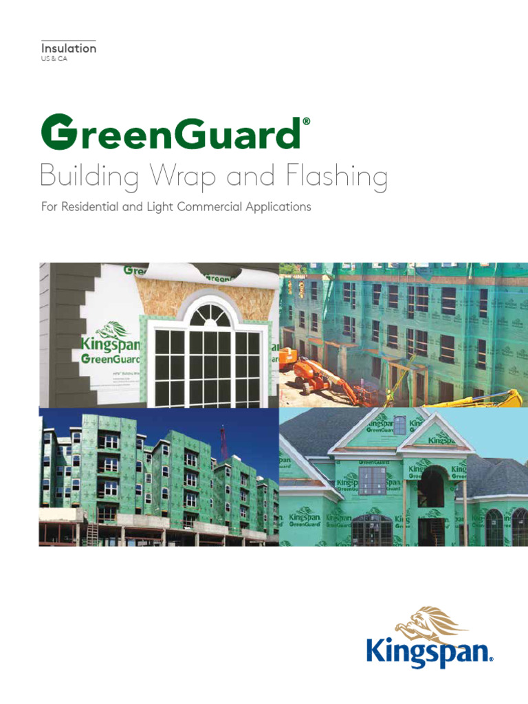 Kingspan Greenguard Building Wraps Installation Guide Residential en Us