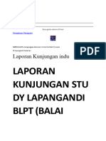 Laporan Kunjungan Stu Dy Lapangandi BLPT (Balai