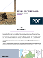 Sierra Growth Espanola Sept 2019